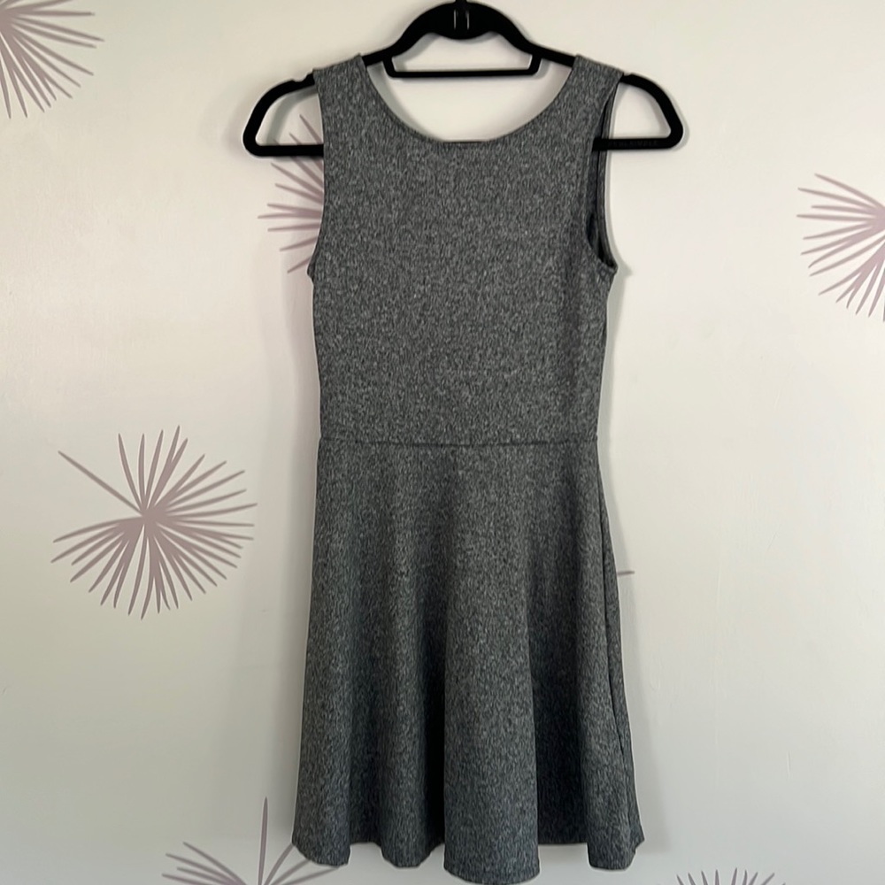Grey Skater Dress